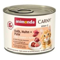 ANIMONDA Carny Kitten Veal, chicken, turkey - šlapias kačių maistas - 200g