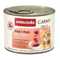 ANIMONDA Carny Kitten Beef with turkey - šlapias kačių maistas - 200g