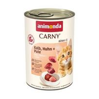 ANIMONDA Carny Kitten Veal, chicken, turkey - šlapias kačių maistas - 400g