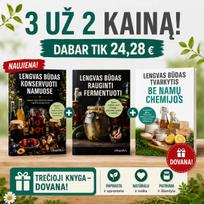 Natūralesnių namų rinkinys „Lengvas būdas“: rauginkite, konservuokite ir tvarkykitės be chemijos | 3 už 2 kainą