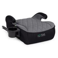 Autokėdutė-paaukštinimas EcoToys Booster Isofix, juoda sp./pilka sp., 18 - 36 kg