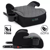 ISOFIX Car Booster Seat for Children i-SIZE Height 125-150 cm Cup Holder ECOTOYS