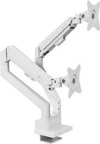 Arozzi Desk Mount | Neo Duo - Gas Spring Monitor Arm AZ-ALZARE-NEO-DUO-WT | Tilt, Swivel, Rotation | Maximum weight (capacity) 9 kg | White
