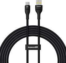 Baseus Flash 2 USB A to USB C fast charging cable 2 m 100 W Black