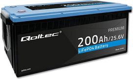 Qoltec LiFePO4 battery 25.6V, 200Ah, BMS