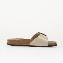 Birkenstock Madrid Big Buckle Natural Leather Patent Women High-Shine Oyster - Dydis 37 (1031823 Laisvalaikio batai)