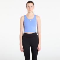 adidas 3 Stripes Studio All Me Light Support Tank Top Blue Fusion - Dydis XL (KV4683 Marškinėliai)