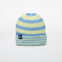 New Era Knit Medium Stripe Beanie Pastel Blue - Dydis Universalus (60565458 Kitos kepurės)