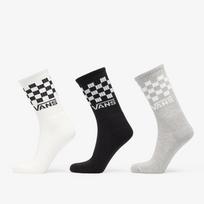 Vans Classic Check Crew 3-Pack White/ Black/ Grey - Dydis M (VN000QBUY281 Kojinės)