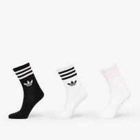 adidas 3-Stripes Crew Socks 3-Pack White/ Night Indigo/ White - Dydis M (JV7405 Kojinės)