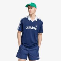 adidas Pinstr Jsy Night Indigo/ White - Dydis S (KS7456 Marškinėliai)