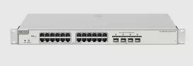 Ruijie Networks RG-NBS3200-24GT4XS-P-V2 tinklo komutatorius Valdomas L2+ Gigabit Ethernet (10/100/1000) Maitinimas per Eternetą (PoE) Pilka