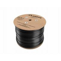 Lanberg Cable LAN SFTP cat.7 305m wire outdoor CU FLUKE PASSED black | LCS7-21CU-0305-BK | 5901969448146