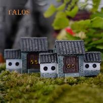 Dollhouse Miniatures DIY House Villa Woodland Fairy Planter Garden Home Balcony Decor