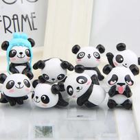 Mielas „Panda Micro Landscape Bonsai“ sultingų augalų mini sodo „pasidaryk pats“ dekoro ornamentas