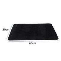 Magician Playing Card Mat Rectangle Close Up Performance Pad Magic Trick Prop M black