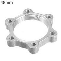 44/48 mm aliuminio lydinio MTB dviračio stebulės su sriegiais diskinių stabdžių rotoriaus adapterio pagrindas 48mm