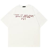 Streetwear Abipusės Pusės Juokingi Grafiniai Marškinėliai Medvilniniai Unisex Viršutiniai Marškinėliai Vasariniai Trumpomis Rankovėmis Marškinėliai M balta