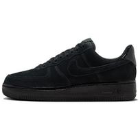 Nike  Air Force 1 Triple Black Suede Women Sneakers Anthracite White HM9659-001 39
