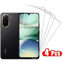 4 Pcs Full Clear Glass For Redmi A5 Screen Protector For Xiaomi Redmi A5 Tempered Glass HD Protective Phone Film For Redmi A5 Redmi A5 balta