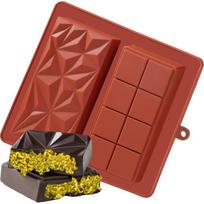 Dubai Chocolate Mold Bar Pistachio Chocolate Bar Silicone Thick Mold for Filling Bars Largecandy Bar Mold for Filling