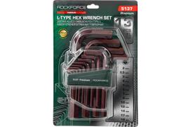 Šešiakampių raktų rinkinys, raktams Rockforce RF-5137 PREMIUM 61351, šešiakampis, 28.0 cm