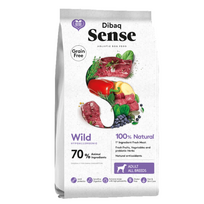 Dibaq Sense maistas alergiškiems šunims su elniena ir šerniena 2 kg
