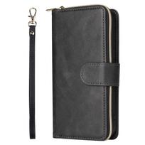Apple iPhone 13/12 Mini Leather Case: Nine-Card Zipper Style for 14 Pro Max 15 Pro juoda