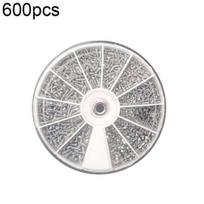 600/1000Pcs M1.2/1.4/1.6 Screw Nut Eyeglasses Watch Repair Tool Assorted Kit 600pcs