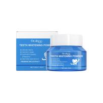 Tooth Whitening Powder Remove Stain Dirt Food Residue Freshen Breath Remove Odor Dental Calculus Protect Gum Whiten Teeth Powder 50g gray
