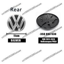 VOLKSWAGEN 1 vnt. 3D ABS automobilio priekinės grotelių emblema, bagažinės emblema Volkswagen Polo 2011-2013 m. 6R0853600A 35D853630 Automobilio pakeitimas gray