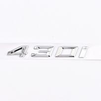 Compatible Emblem for 2020-2023 BMW 4 Series 420i, 425i, 430i, and 440i - Modified Rear Displacement Badge