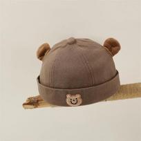 Spring and Summer Cotton Cartoon Docker Cap Brimless Hat Beanie Hats Adjustable Landlord Sailor Cap Girl and Boy 06 48cm wear ruda