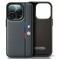BMW BMHCP16X23PUPVA iPhone 16 Pro Max 6.9" anthracite hardcase M with perforated tricolor detail line