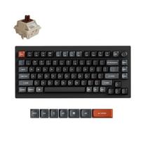 Klaviatūra Keychron V1 Ultra (Juoda) - Keychron Silk POM Brown Switches
