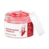 1/2 vnt. Raminantis kūno masažo terminis gelis, Natūralus žolelių giliai audinių masažo kremas, Stangrinantis ir lyginantis odos drėkiklis 1pc pink