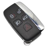 Automobilio rakto korpusas 5 mygtukai Jaguar Xj Xf Xe F Land Rover Range Rover Sport Evoque Vogue Kobjtf10A Nuotolinio valdymo rakto dėklas tuščias
