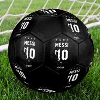 Lionel Messi size5 Soccer Ball, colorful, suitable for all ages, machine-stitched, PVC material, competition grade,durable and high bounce blue