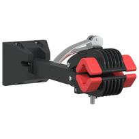 Bike Repair Stand Wall Mountable Foldable Red & Black Steel