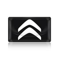 YZZJI1 2/5/10Pcs Carbon Fiber Steering Wheel Car Logo Emblem 3D Stickers For Citroen C1 C2 C3 C4 C5 C6 C8 C4L DS3 DS4 DS5LS DS6