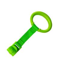 Baby Crib Rail Handle Strap Support Loop for Infant Standing Assistance Adjustable Safety Grip for Toddler Bed Railings and Playpens One Size žalia