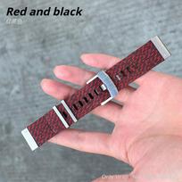 QuickFit 22mm Nylon Braided Watch Band For Garmin Fenix 8 Pro 47mm 7 6 5 Plus/Tactix/Quatix/Epix/MARQ Gen 2/Forerunner 965/955/945 Strap Bracelet Belt QuickFit 22mm raudona