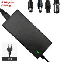 1 rinkinys AC 100-240V Elektrinio paspirtuko maitinimo adapteris 24-36V ličio akumuliatoriaus įkrovikliui 4 Adapters EU Plug gray