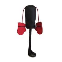 Interactive Cat Boxing Toy with Hanging Punching Gloves and Spring Base for Pet Exercise and Entertainment Indoor Play for Cats One Size