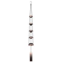 Five Tier Wind Chime with Multiple Bells Hanging Outdoor Decorative Metal Wind Chime for Garden Patio Porch Balcony
