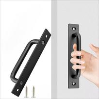 1/2Pcs Durable 5.8-inch Sliding Barn Door Pulls Easy Installation Aluminium Alloy Sliding Door Handle Hardware Handle