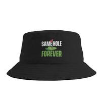 Unisex Funny Same Hole Forever Golfing Relationship Humor Marriage Bucket Hat  Breathable Fisherman Hats Summer Fishing Caps One Size
