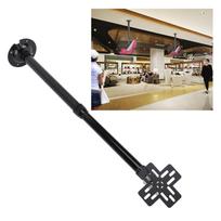 3D Advertising Display Secure Installation 15.5 To 24 Inches Extendable 3D Holographic Fan Ceiling Bracket Stylish for Offices juoda