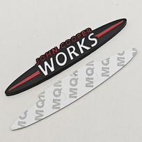 3D Metaliniai Automobilių Lipdukai Grotelių Ženklelis Logotipas Darbų Emblema Lipdukas MINI Cooper JCW S F54 F56 F60 R50 R53 R55 R56 R57 R60 Priedai
