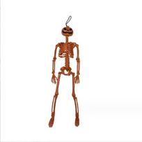40CM Halloween Human Skeleton Plastic Body Figurine Scary Bone Model  Outdoor Indoor Pumpkin Skeleton